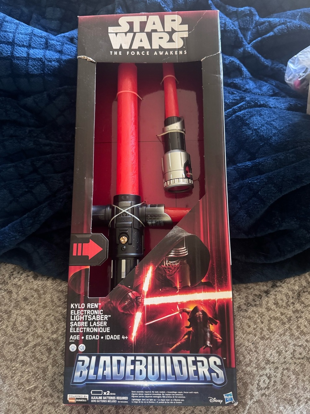 New NIB Star Wars The Force Awakens Bladebuilders Kylo Ren Electronic Lightsaber